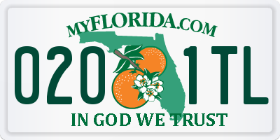 FL license plate 0201TL