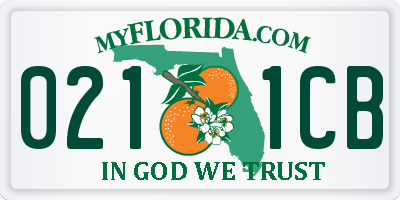 FL license plate 0211CB