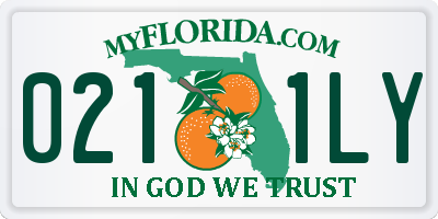 FL license plate 0211LY