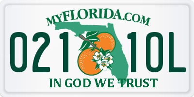 FL license plate 0211OL