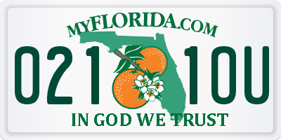 FL license plate 0211OU