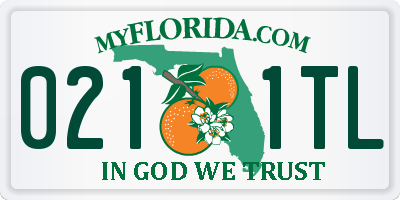 FL license plate 0211TL