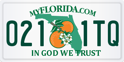 FL license plate 0211TQ