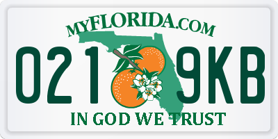 FL license plate 0219KB