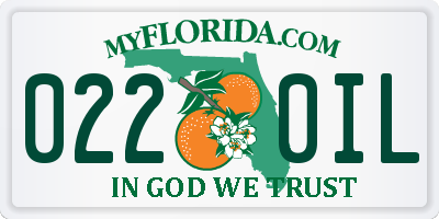 FL license plate 0220IL