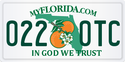 FL license plate 0220TC