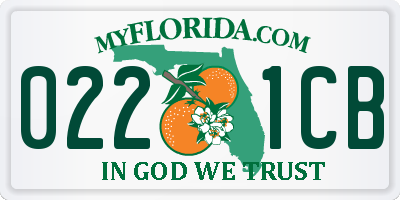 FL license plate 0221CB