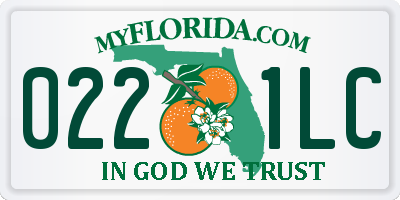 FL license plate 0221LC