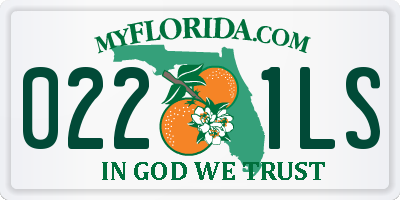 FL license plate 0221LS