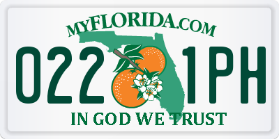 FL license plate 0221PH