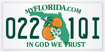 FL license plate 0221QI