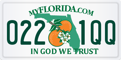 FL license plate 0221QQ