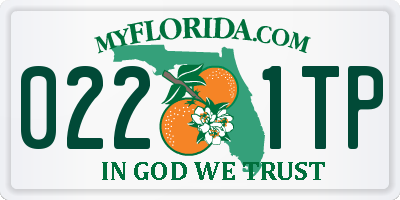 FL license plate 0221TP