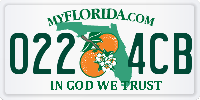 FL license plate 0224CB