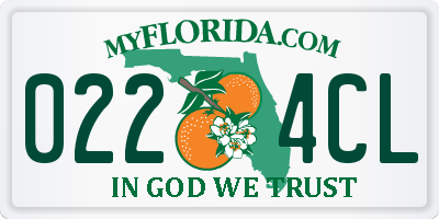 FL license plate 0224CL