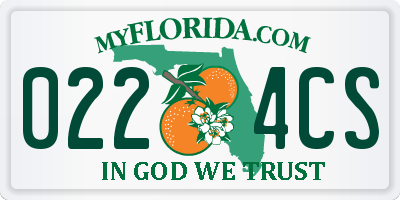FL license plate 0224CS