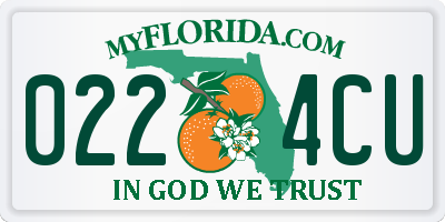 FL license plate 0224CU