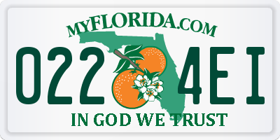 FL license plate 0224EI