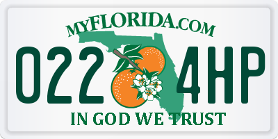 FL license plate 0224HP