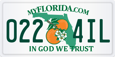 FL license plate 0224IL