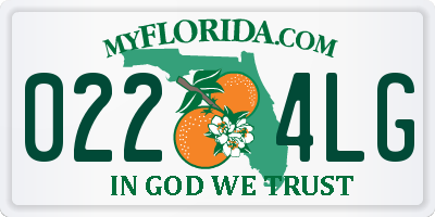 FL license plate 0224LG