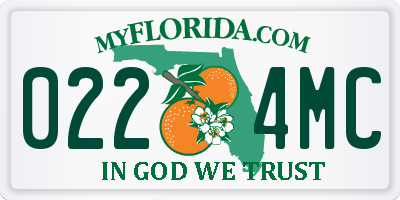 FL license plate 0224MC