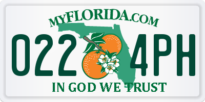 FL license plate 0224PH