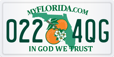 FL license plate 0224QG