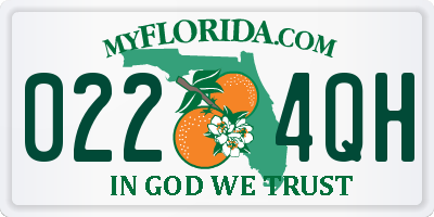 FL license plate 0224QH