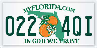 FL license plate 0224QI