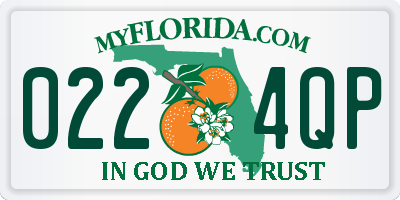 FL license plate 0224QP