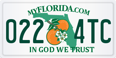 FL license plate 0224TC