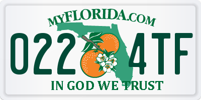 FL license plate 0224TF