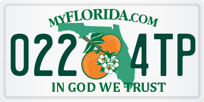 FL license plate 0224TP