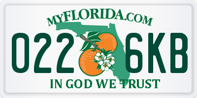 FL license plate 0226KB