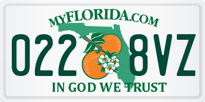 FL license plate 0228VZ