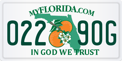 FL license plate 0229OG