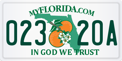 FL license plate 0232OA