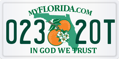 FL license plate 0232OT