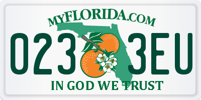 FL license plate 0233EU