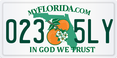 FL license plate 0235LY