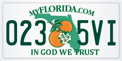 FL license plate 0235VI