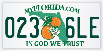 FL license plate 0236LE