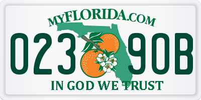 FL license plate 0239OB