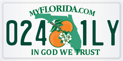 FL license plate 0241LY