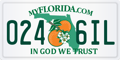 FL license plate 0246IL
