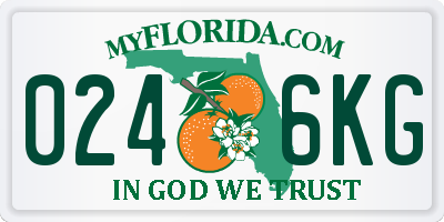 FL license plate 0246KG