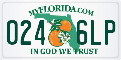 FL license plate 0246LP