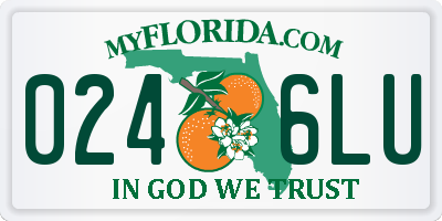 FL license plate 0246LU