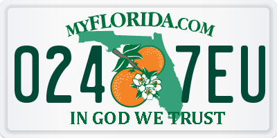 FL license plate 0247EU